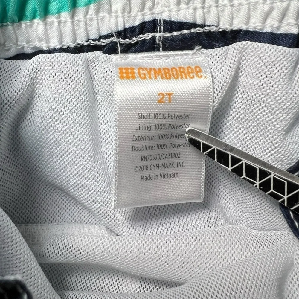 Gymboree Boy’s Striped Swim Trunks Blue Size 2T